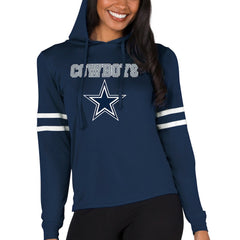 Dallas Cowboys Concepts Sport Women's Marathon Lightweight Lounge Pullover Hoodie - Navy for sale