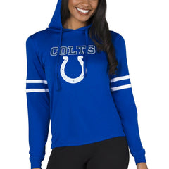 Indianapolis Colts Concepts Sport Women's Marathon Lightweight Lounge Pullover Hoodie - Royal cheap