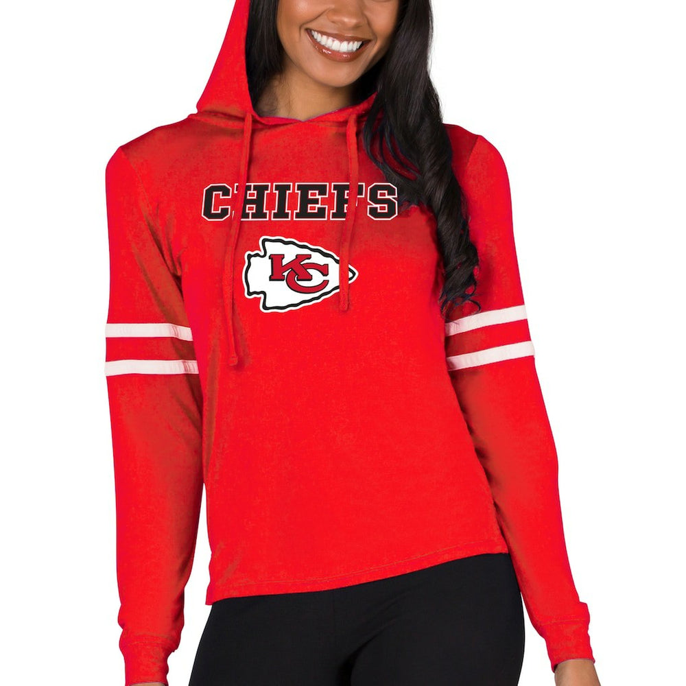 Kansas City Chiefs Concepts Sport Women's Marathon Lightweight Lounge Pullover Hoodie - Red online