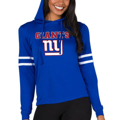 New York Giants Concepts Sport Women's Marathon Lightweight Lounge Pullover Hoodie - Royal on sale