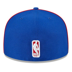 Philadelphia 76ers Piped & Flocked 59Fifty Fitted Hat - Royal | New Era for sale
