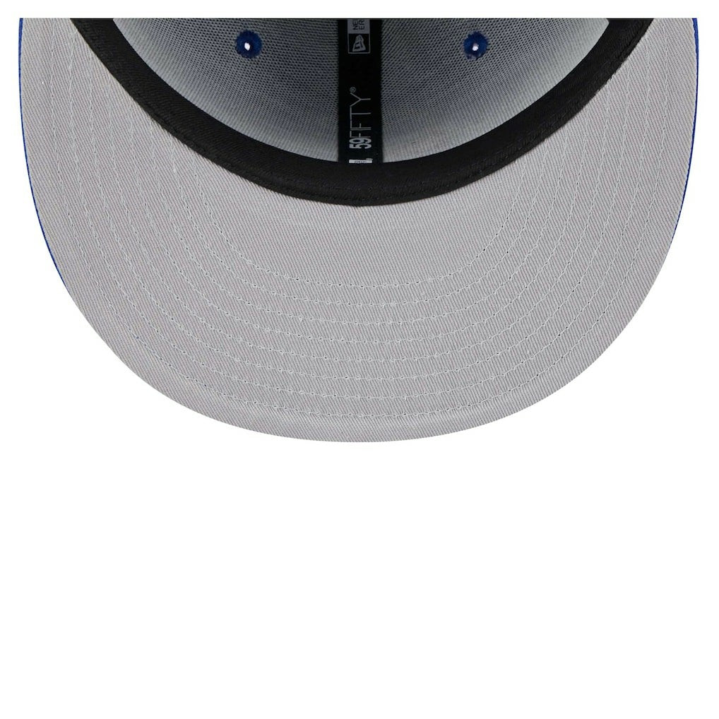 Philadelphia 76ers Piped & Flocked 59Fifty Fitted Hat - Royal | New Era for sale