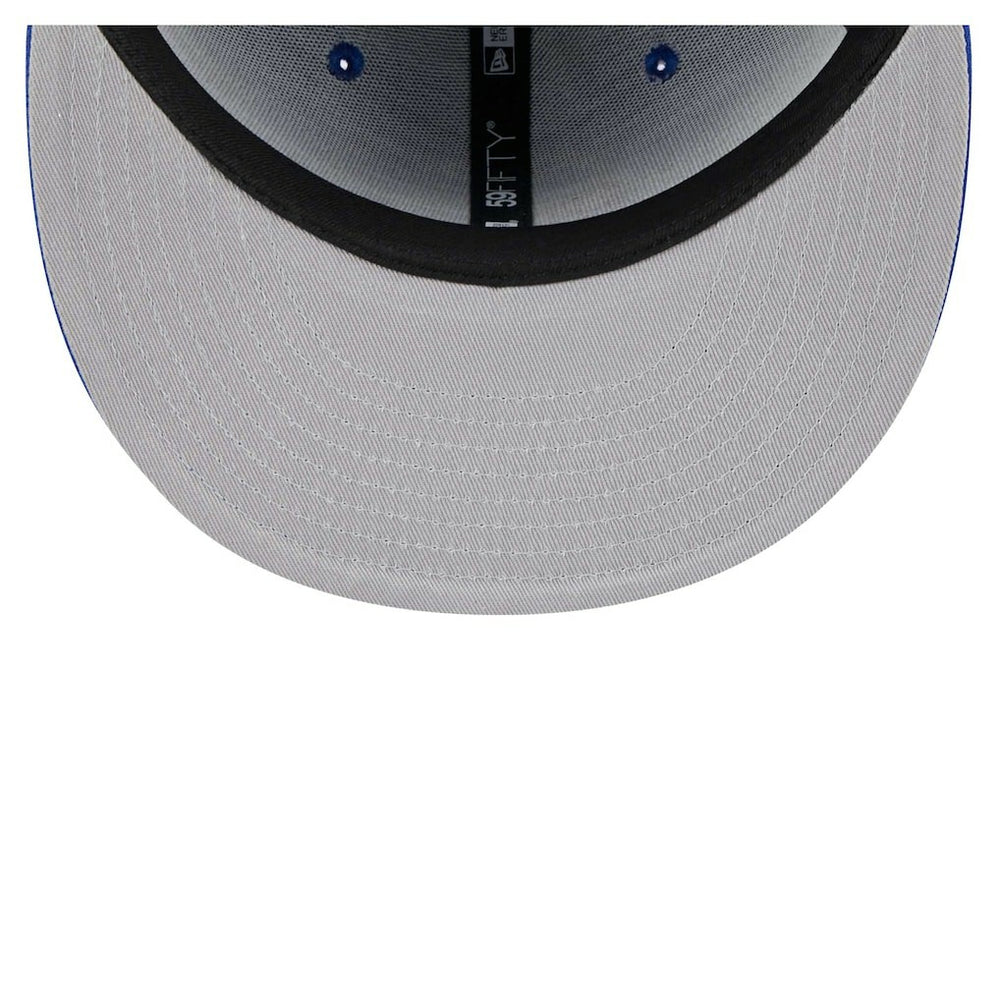 Philadelphia 76ers Piped & Flocked 59Fifty Fitted Hat - Royal | New Era for sale