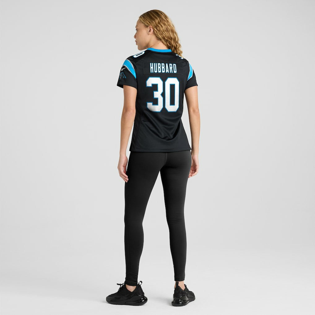 Chuba Hubbard Carolina Panthers Women's Team Game Jersey - Black | Nike outlet