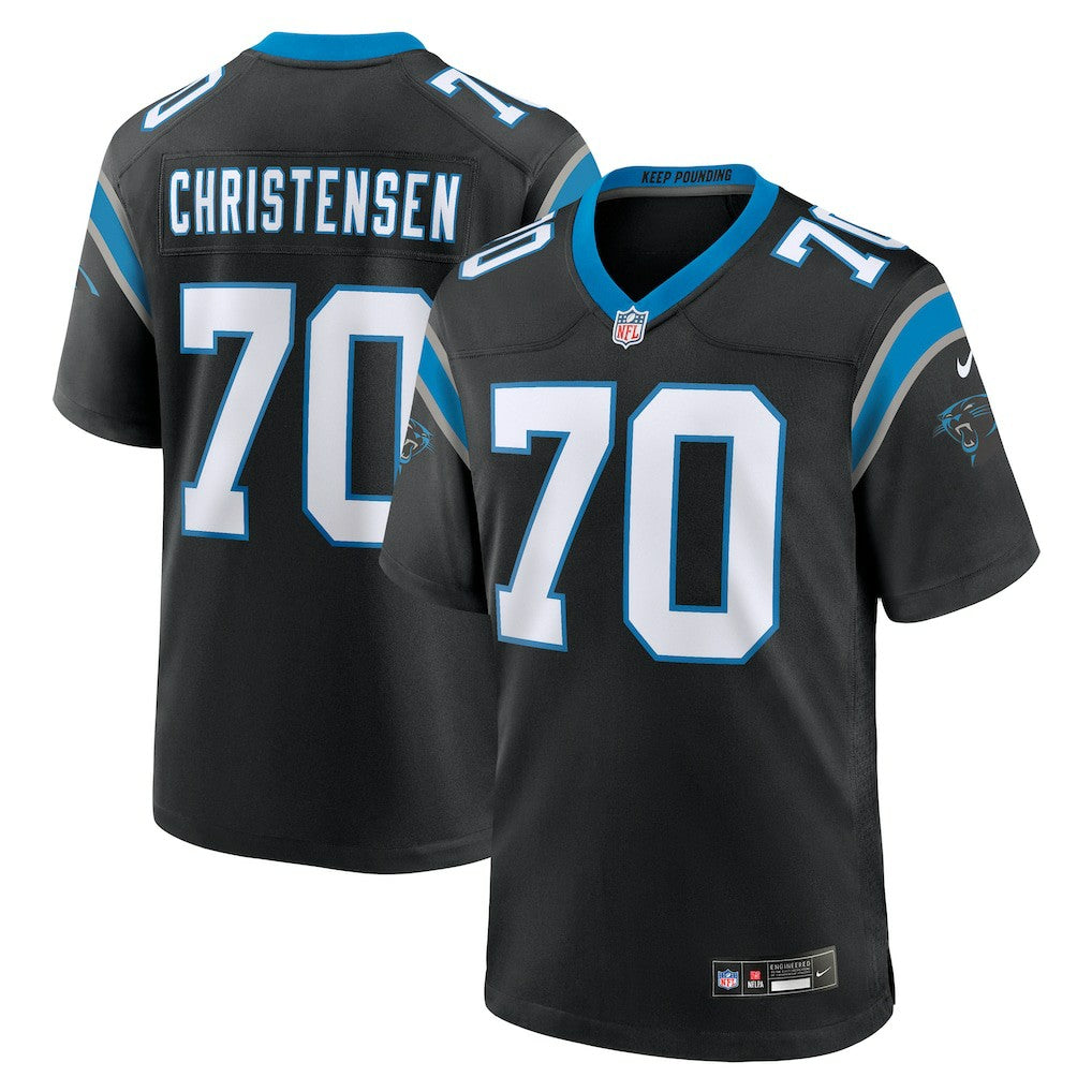Brady Christensen Carolina Panthers Team Game Jersey - Black | Nike for sale