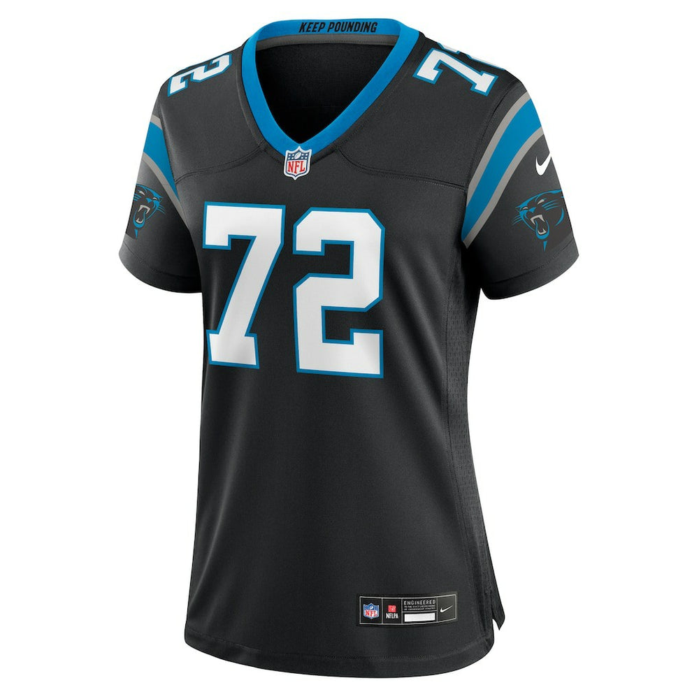 Taylor Moton Carolina Panthers Women's Team Game Jersey - Black | Nike discount