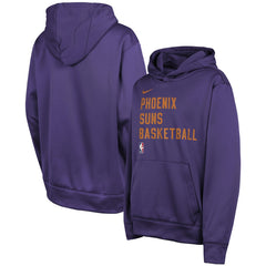 Phoenix Suns Youth Spotlight Performance Pullover Hoodie - Purple | Nike cheap