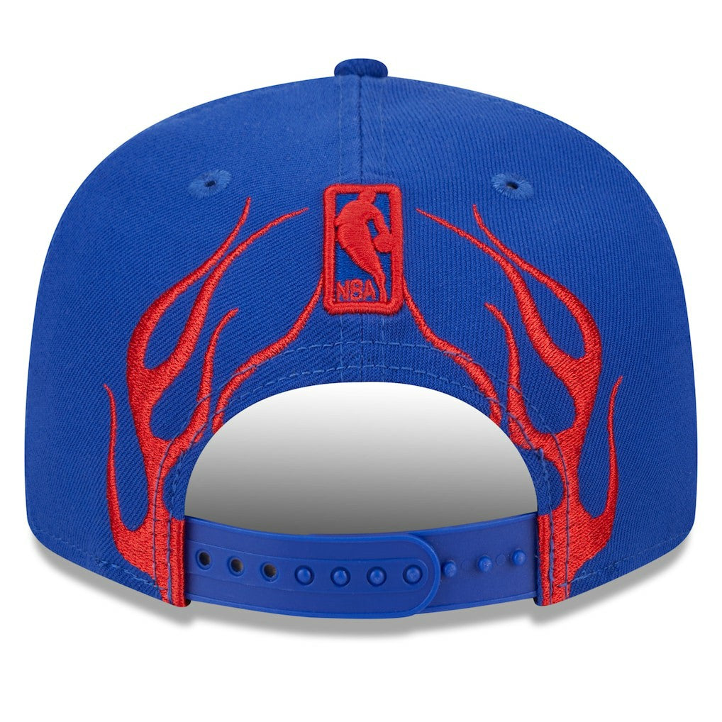 Philadelphia 76ers Rally Drive Flames 9FIFTY Snapback Hat - Royal | New Era sale