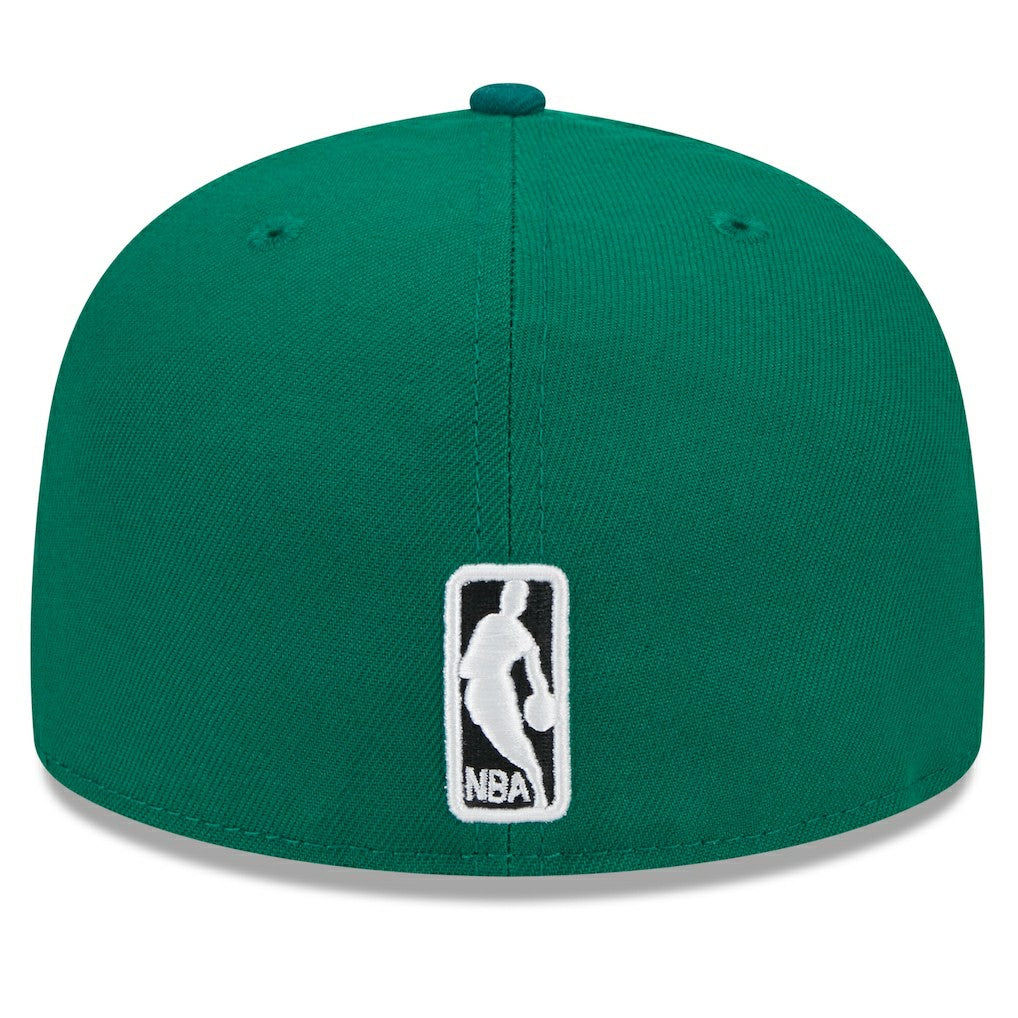 Boston Celtics Rally Drive Checkerboard 59FIFTY Crown Fitted Hat - Kelly Green | New Era for sale