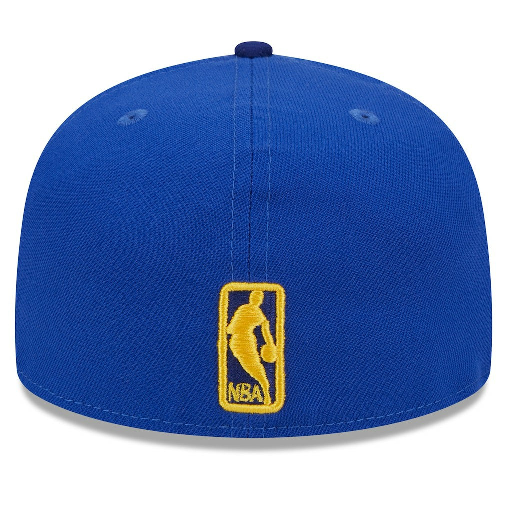 Golden State Warriors Rally Drive Checkerboard 59FIFTY Crown Fitted Hat sale - Royal | New Era on sale
