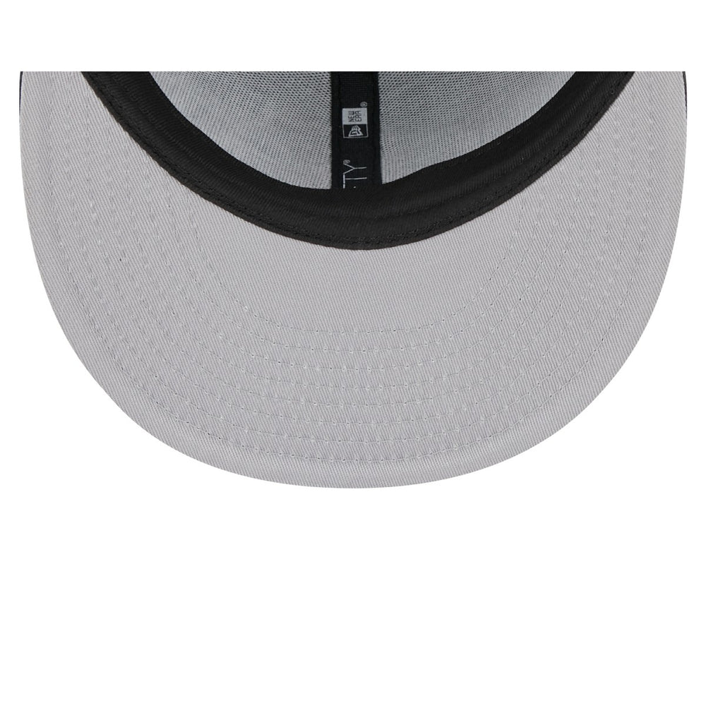 Miami Heat Rally Drive Checkerboard 59FIFTY Crown Fitted Hat - Black | New Era cheap
