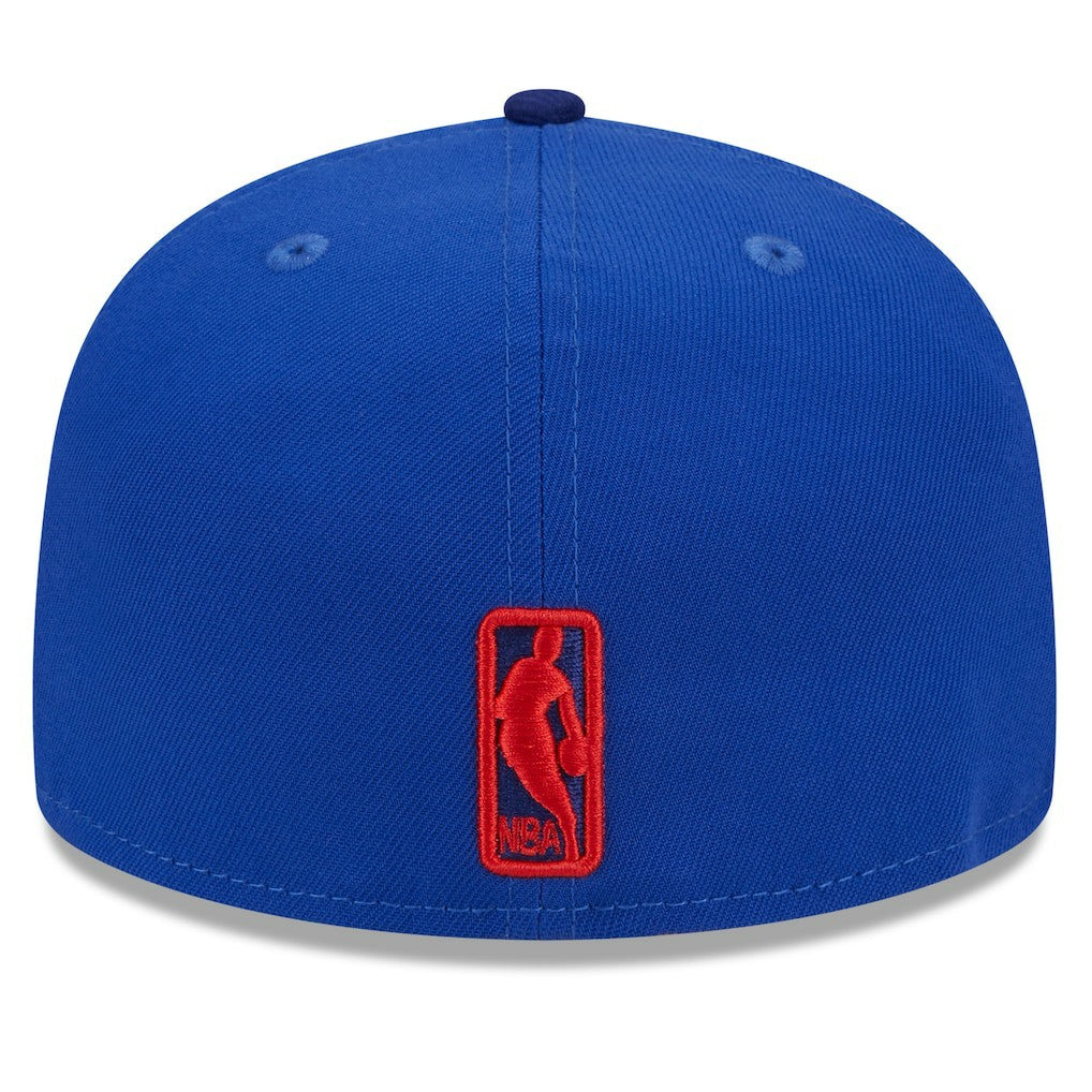 Philadelphia 76ers Rally Drive Checkerboard 59FIFTY Crown Fitted Hat - Royal | New Era sale