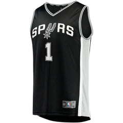Victor Wembanyama San Antonio Spurs Fast Break Replica Jersey - Icon Edition - Black | Fanatics shop
