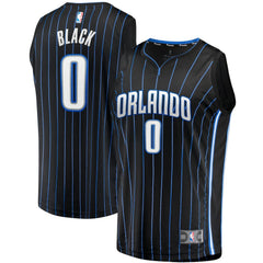 Anthony Black Orlando Magic Fast Break Replica Jersey - Icon Edition - Black | Fanatics for sale