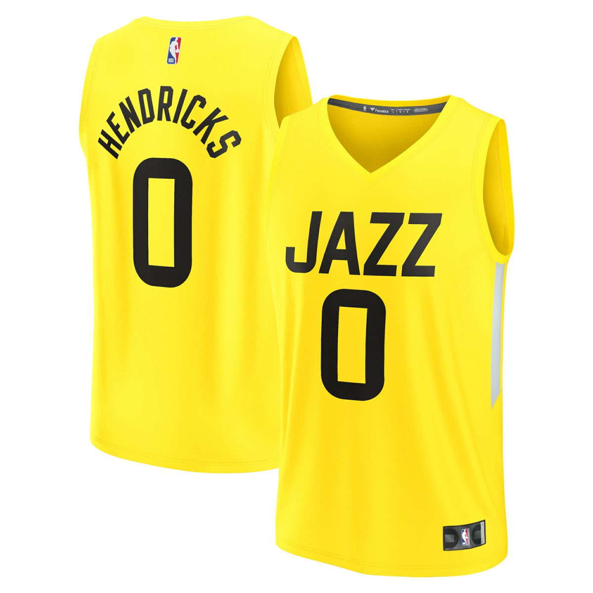 Taylor Hendricks Utah Jazz Fast Break Replica Jersey - Icon Edition - Yellow | Fanatics for sale