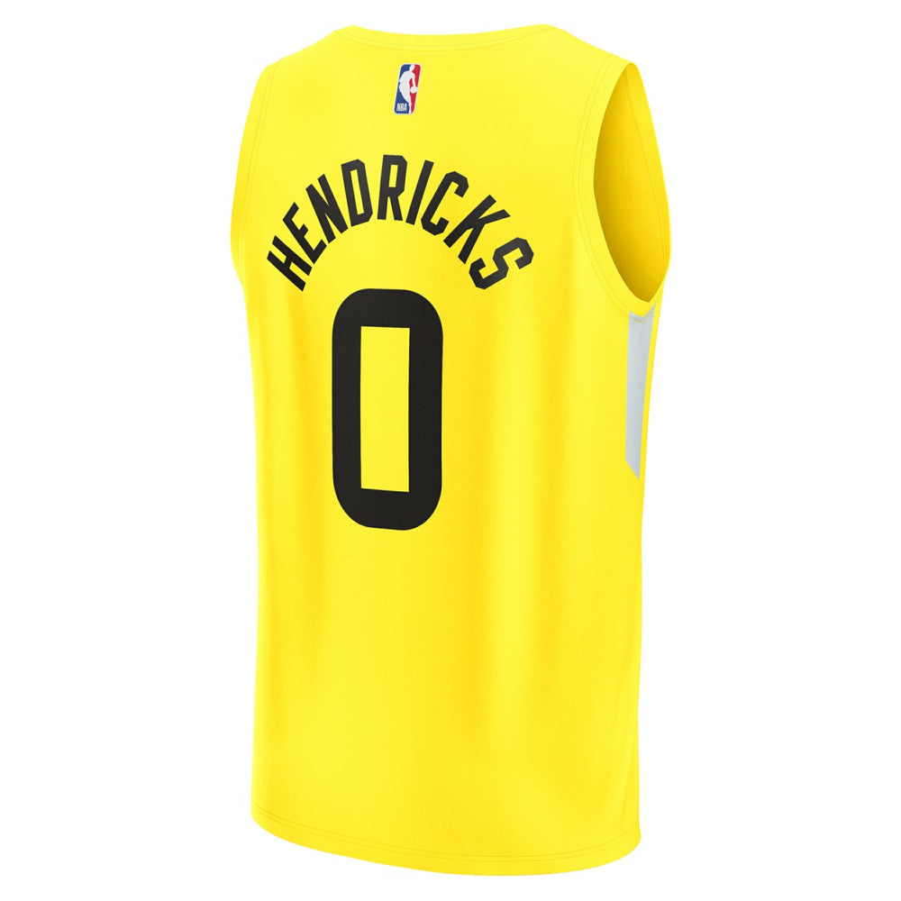 Taylor Hendricks Utah Jazz Fast Break Replica Jersey - Icon Edition - Yellow | Fanatics for sale