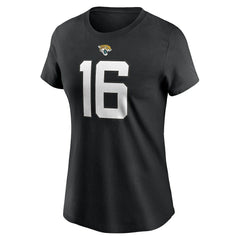 Trevor Lawrence Jacksonville Jaguars Women's Player Name & Number T-Shirt - Black | Nike cheap