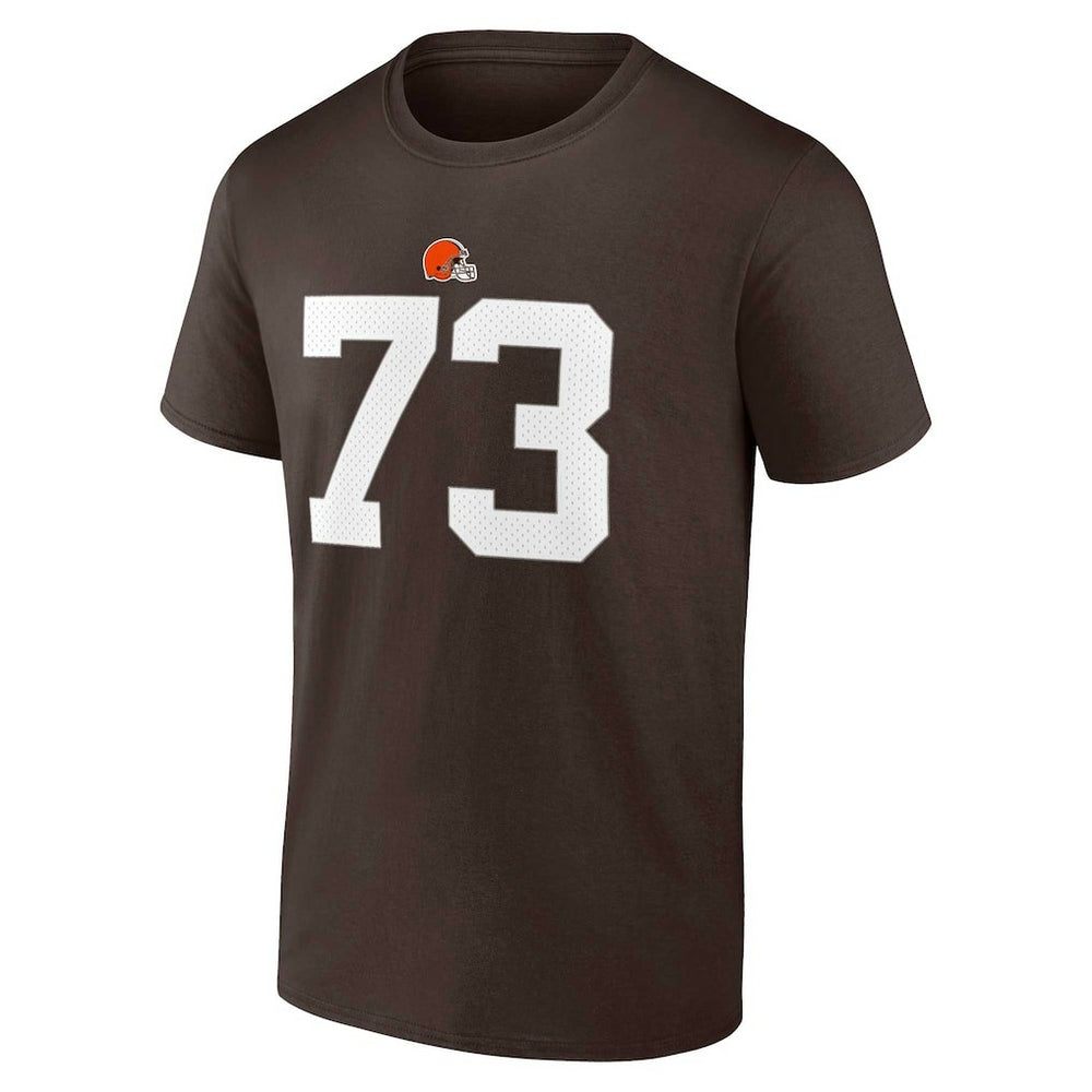Joe Thomas Cleveland Browns Retired Player Icon Name & Number T-Shirt - Brown cheap