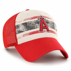 Los Angeles Angels Breakout MVP Trucker Adjustable Hat - Cream/Red | 47 brand