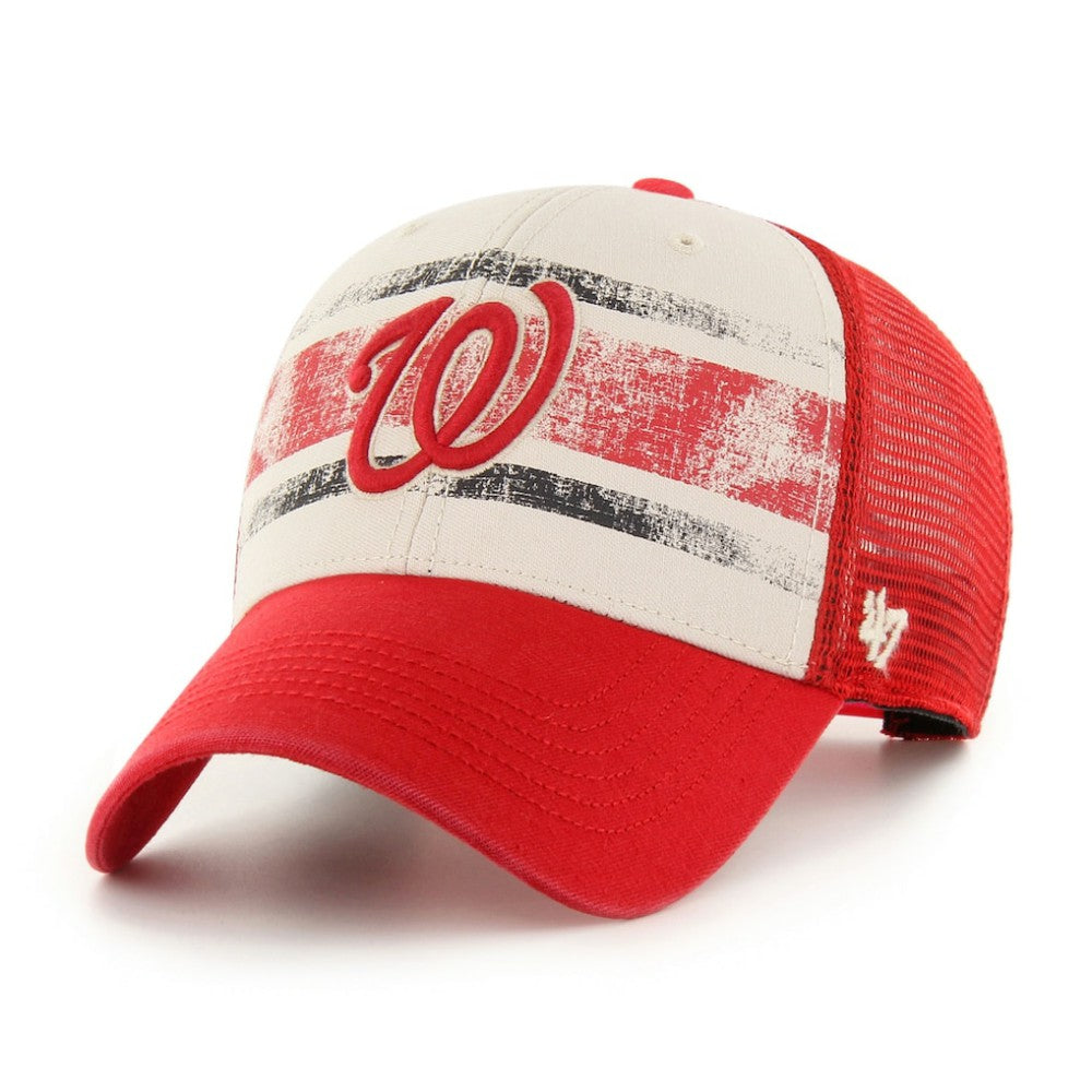 Washington Nationals Breakout MVP Trucker Adjustable Hat - Red | 47 brand