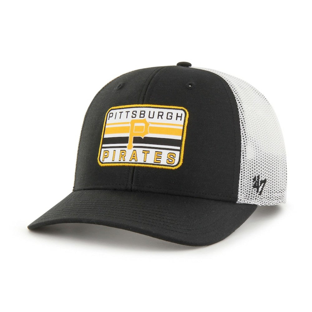 Pittsburgh Pirates Drifter Trucker Adjustable Hat - Black | 47 brand