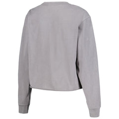 Phoenix Suns The Wild Collective Women's Band Cropped Long Sleeve T-Shirt - Gray on sale