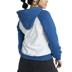 Chicago Cubs Lusso Women's Marlowe Tri-Blend Raglan Pullover Hoodie - White