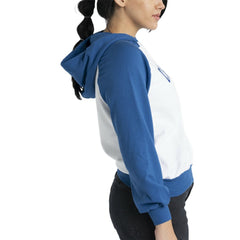 Chicago Cubs Lusso Women's Marlowe Tri-Blend Raglan Pullover Hoodie - White