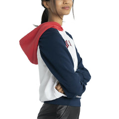Boston Red Sox Lusso Women's Marlowe Tri-Blend Raglan Pullover Hoodie - White