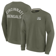 Cincinnati Bengals Unisex Elements Super Soft Pullover Sweatshirt - Olive online