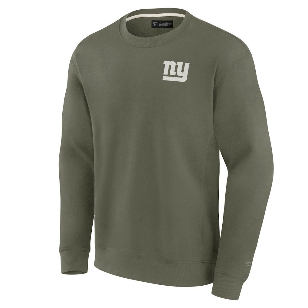New York Giants Unisex Elements Super Soft Pullover Sweatshirt - Olive for sale