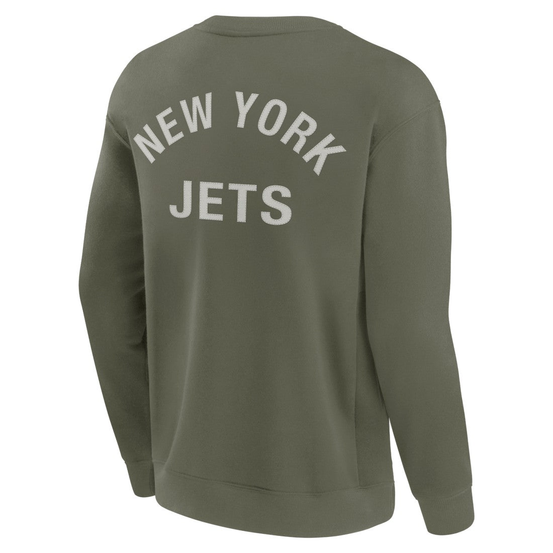 New York Jets Unisex Elements Super Soft Pullover Sweatshirt - Olive cheap