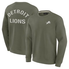 Detroit Lions Unisex Elements Super Soft Pullover Sweatshirt - Olive for sale