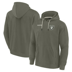 Las Vegas Raiders Unisex Elements Super Soft Fleece Pullover Hoodie - Olive online