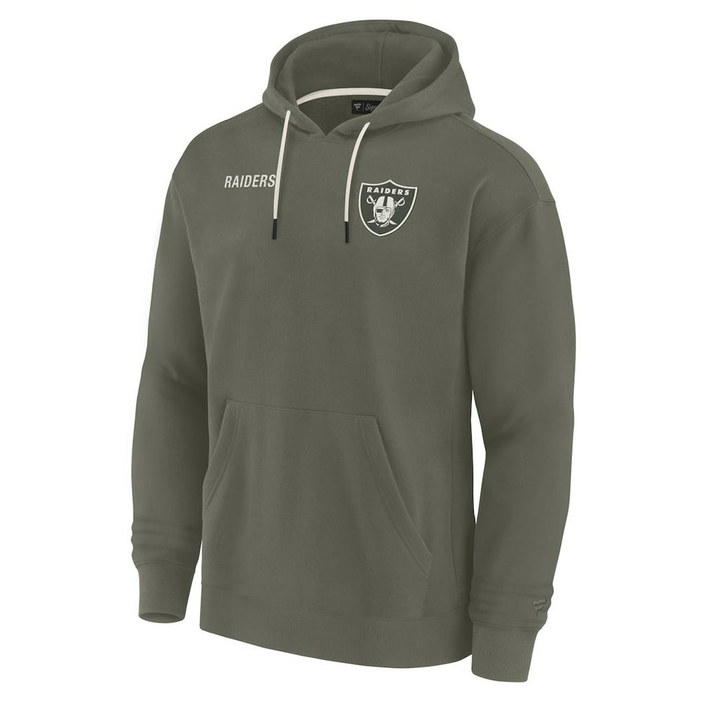Las Vegas Raiders Unisex Elements Super Soft Fleece Pullover Hoodie - Olive online