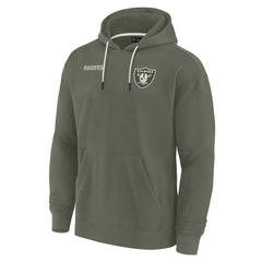 Las Vegas Raiders Unisex Elements Super Soft Fleece Pullover Hoodie - Olive online