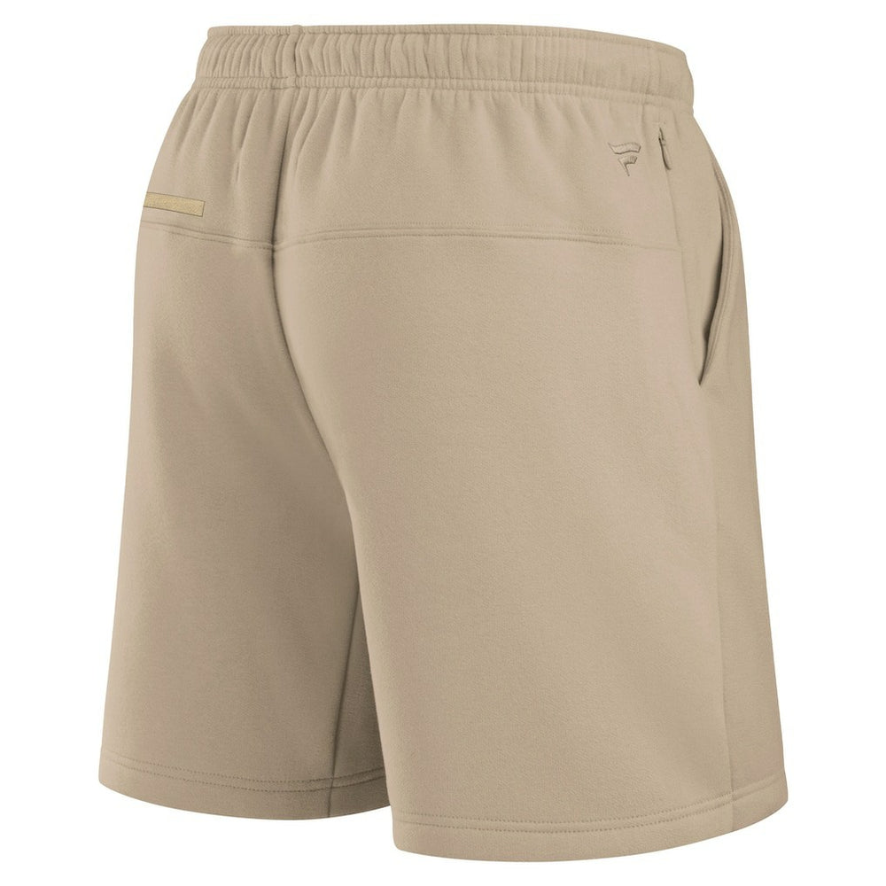 Minnesota Vikings Unisex Elements Super Soft Fleece Shorts - Khaki sale