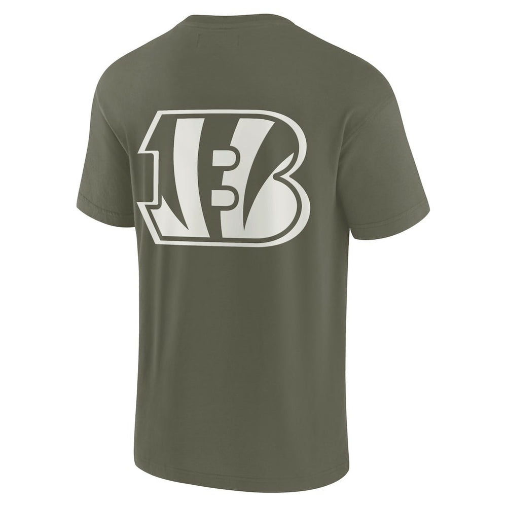 Cincinnati Bengals Unisex Elements Super Soft Short Sleeve T-Shirt - Olive discount