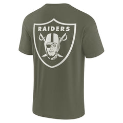 Las Vegas Raiders Unisex Elements Super Soft Short Sleeve T-Shirt - Olive sale