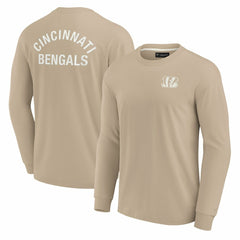 Cincinnati Bengals Unisex Elements Super Soft Long Sleeve T-Shirt - Khaki online