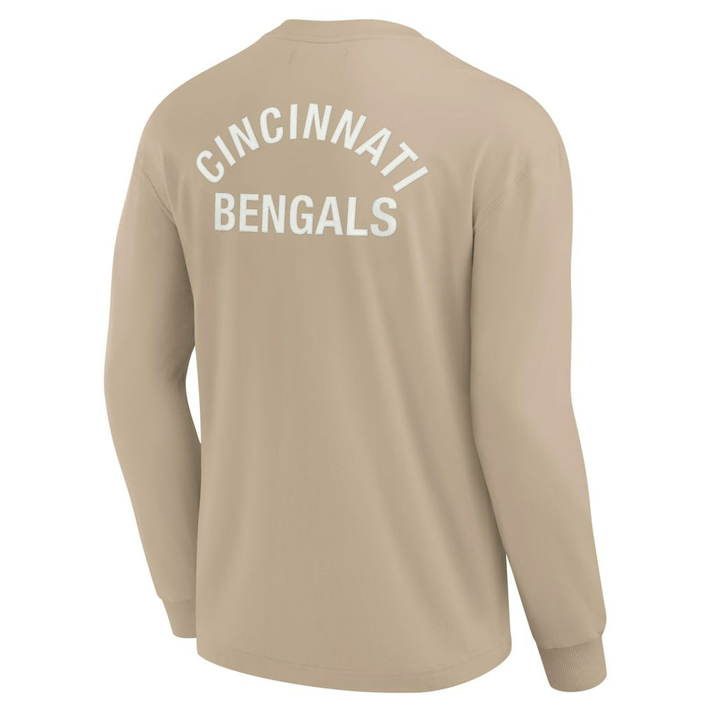 Cincinnati Bengals Unisex Elements Super Soft Long Sleeve T-Shirt - Khaki online