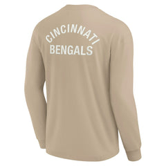 Cincinnati Bengals Unisex Elements Super Soft Long Sleeve T-Shirt - Khaki online