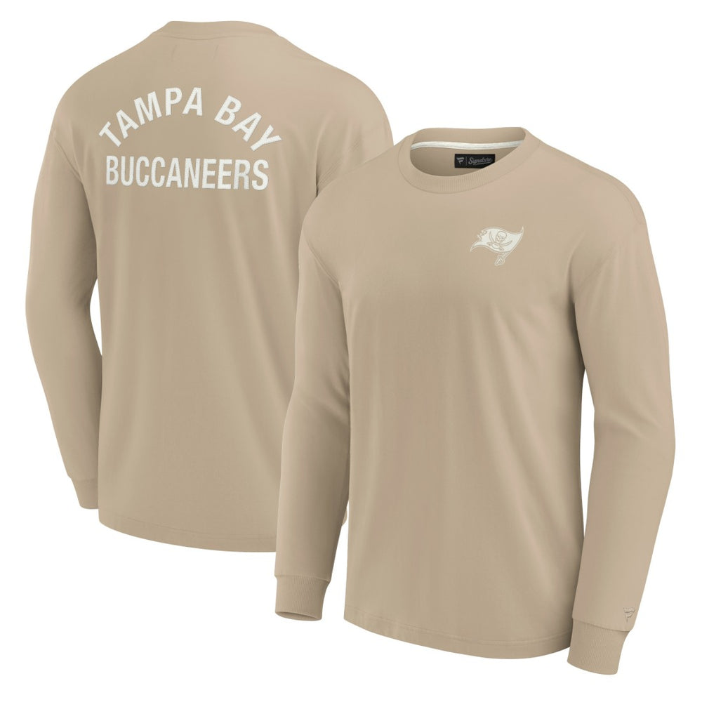 Tampa Bay Buccaneers Unisex Elements Super Soft Long Sleeve T-Shirt - Khaki sale