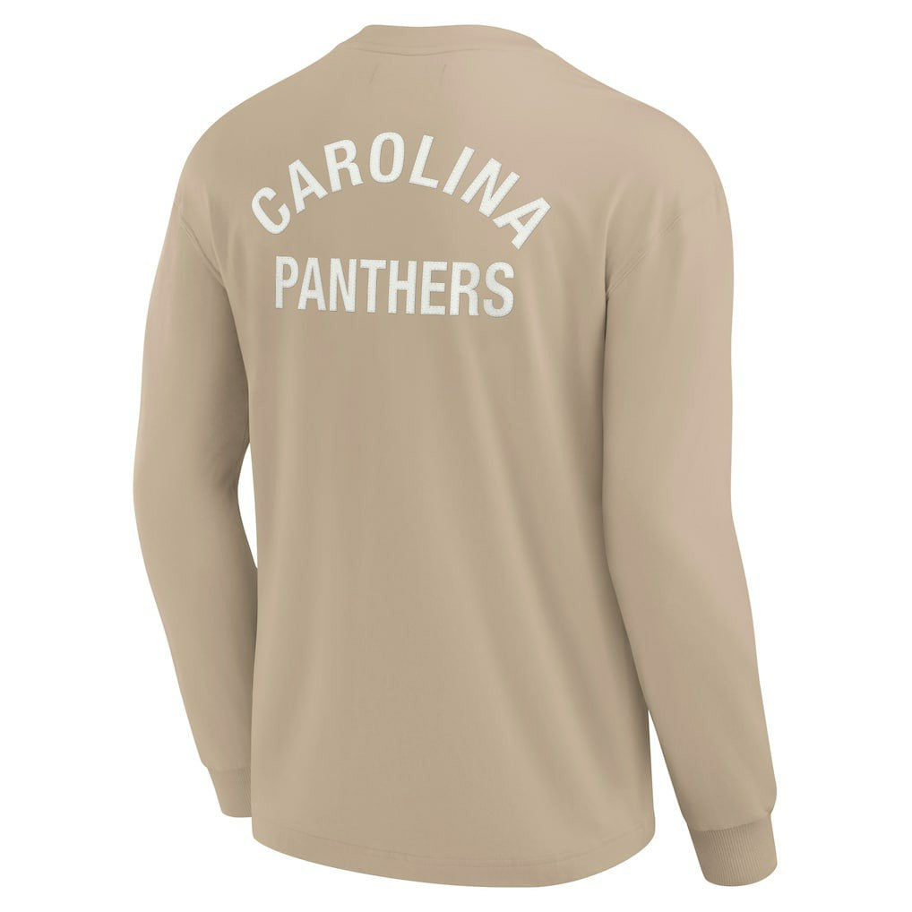 Carolina Panthers Unisex Elements Super Soft Long Sleeve T-Shirt - Khaki online