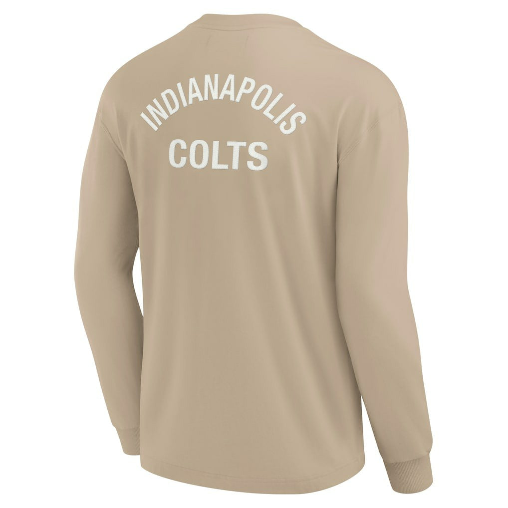 Indianapolis Colts Unisex Elements Super Soft Long Sleeve T-Shirt - Khaki online
