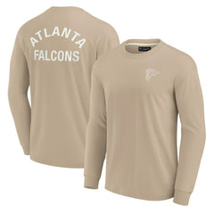 Atlanta Falcons Unisex Elements Super Soft Long Sleeve T-Shirt - Khaki for sale