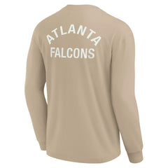 Atlanta Falcons Unisex Elements Super Soft Long Sleeve T-Shirt - Khaki for sale