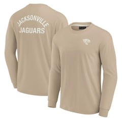Jacksonville Jaguars Unisex Elements Super Soft Long Sleeve T-Shirt - Khaki cheap