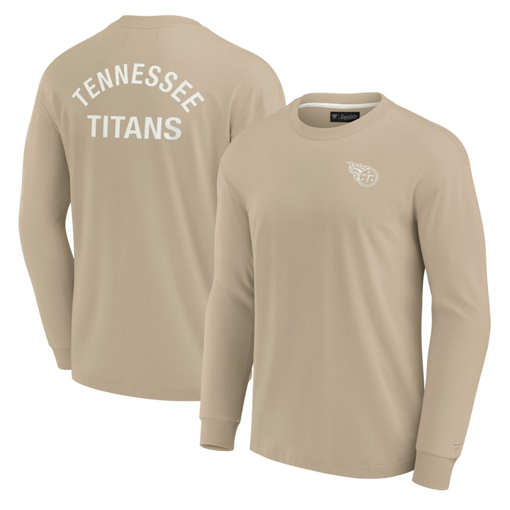 Tennessee Titans Unisex Elements Super Soft Long Sleeve T-Shirt - Khaki online