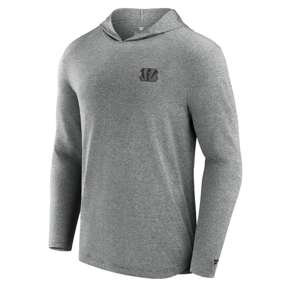 Cincinnati Bengals Front Office Tech Lightweight Hoodie T-Shirt - Black for sale